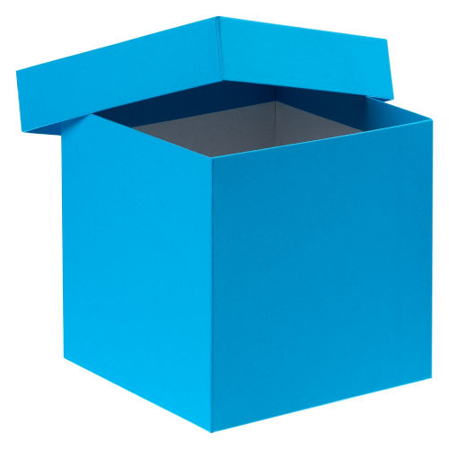 Коробка Cube, M, голубая