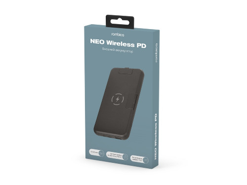 Внешний аккумулятор Rombica NEO Wireless PD Black