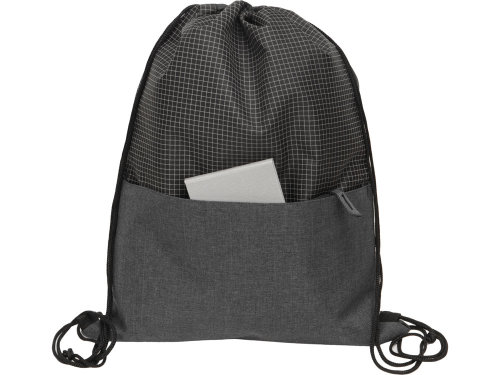 Рюкзак-мешок Reflex со светоотражающим эффектом, серый