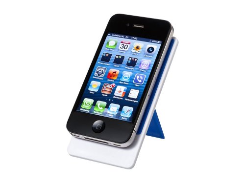 Подставка для мобильного телефона Flip, синий/белый