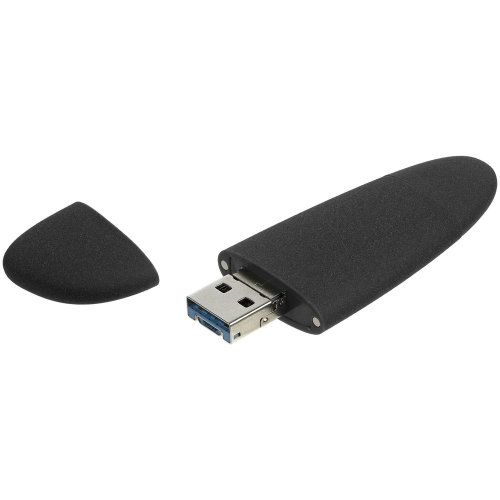 Флешка Pebble Universal, USB 3.0, черная, 32 Гб