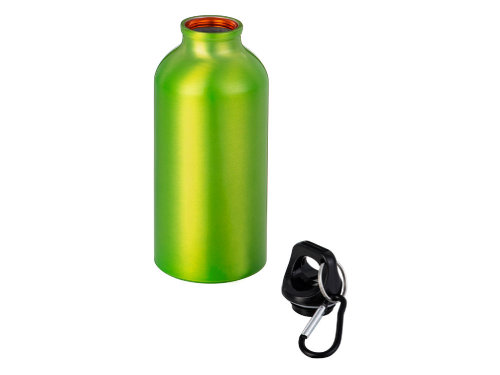 Бутылка Hip S с карабином 400мл, зеленое яблоко