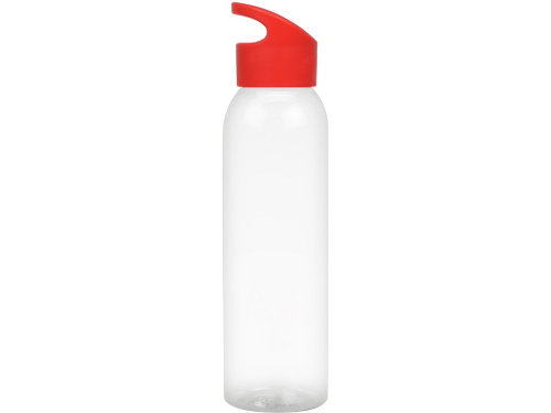 Бутылка для воды Plain 630 мл, прозрачный/красный