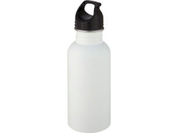 Luca, спортивная бутылка из нержавеющей стали объемом 500 мл, белый