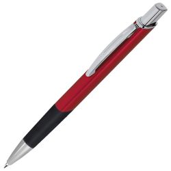 Ручка шариковая SQUARE (красный, серебристый)