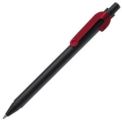 Ручка шариковая SNAKE (бордовый, черный)
