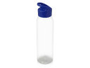 Бутылка для воды Plain 2 630 мл, прозрачный/синий