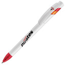 Ручка шариковая MANDI (красный, белый)