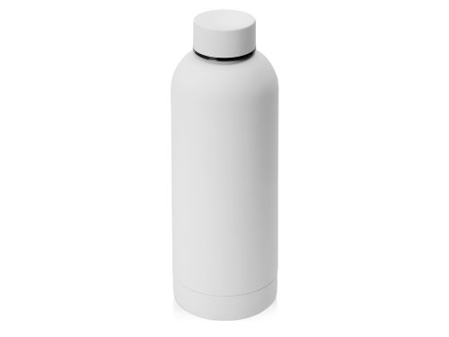 Вакуумная термобутылка Cask Waterline, soft touch, 500 мл, белый (Р)