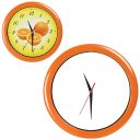 Часы настенные "ПРОМО" разборные ; оранжевый,  D28,5 см; пластик (оранжевый)