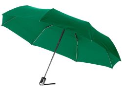 Зонт Alex трехсекционный автоматический 21,5, зеленый