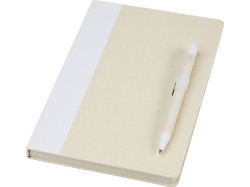 Блокнот размером A5 и шариковая ручка Dairy Dream, белый