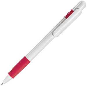 DUNE GRIP, ручка шариковая (белый, красный)