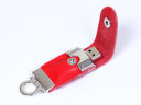 USB-флешка на 8 Гб в виде брелка, красный