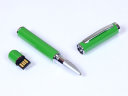 USB-флешка на 32 Гб в виде ручки с мини чипом, зеленый