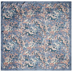 Платок Etincelle Silk, серо-голубой