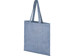 Эко-сумка Pheebs из переработанного хлопка, плотность 210 г/м², синий