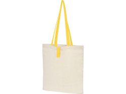 Складная эко-сумка Nevada из хлопка плотностью 100 г/м², желтый