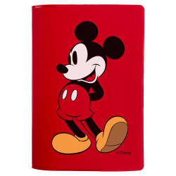 Обложка для паспорта «Микки Маус», красная
