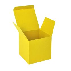 Коробка подарочная CUBE (желтый)