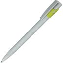 Ручка шариковая из экопластика KIKI ECOLINE (серый, светло-зеленый)