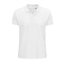 Рубашка поло мужская PLANET MEN 170 из органического хлопка (белый)