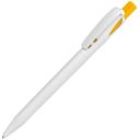 Ручка шариковая TWIN WHITE (белый, ярко-желтый)
