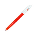 Ручка шариковая LEVEL, пластик (красный, белый)