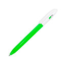 Ручка шариковая LEVEL, пластик (светло-зеленый, белый)