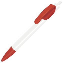 Ручка шариковая TRIS (белый, красный)