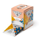 Черный чай с имбирем и апельсином в индивидуальном саше конверте, 15 пакетиков (оранжевый)